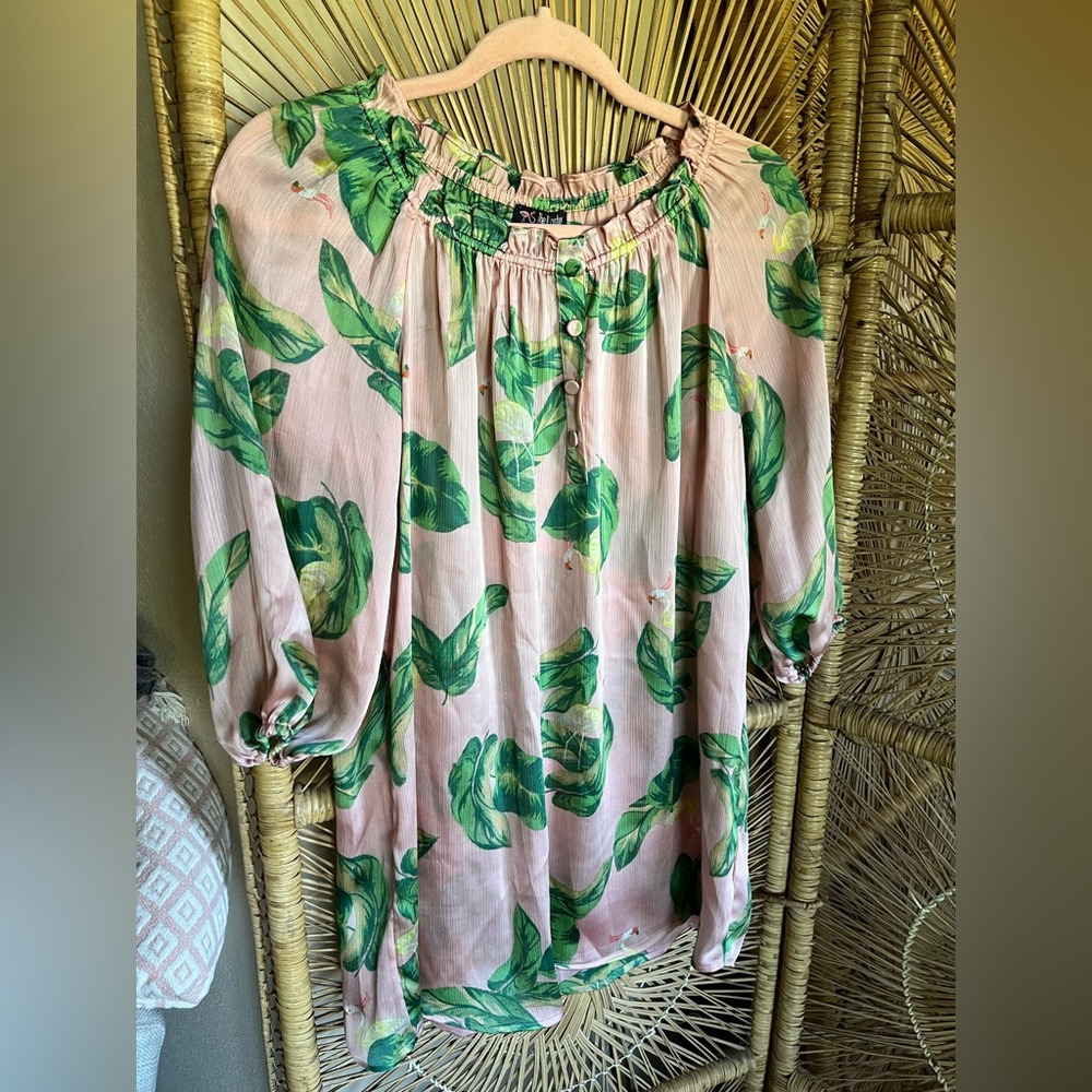 Tropical mini dress